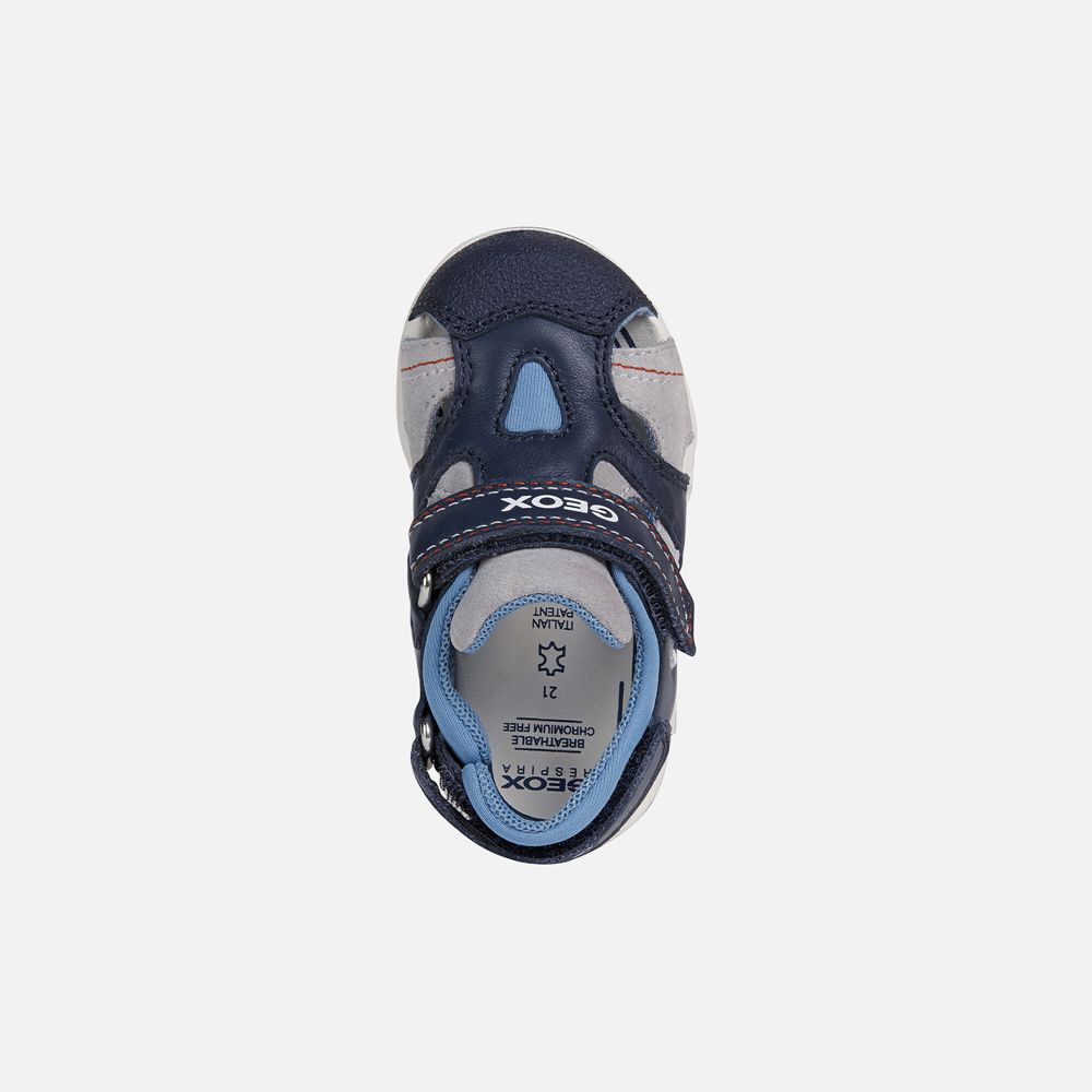 Sandales Geox Agasim Boy - Bleu Marine - Bebe 063289-JCX